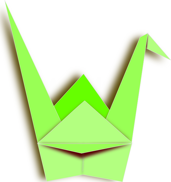 number 3 clipart origami