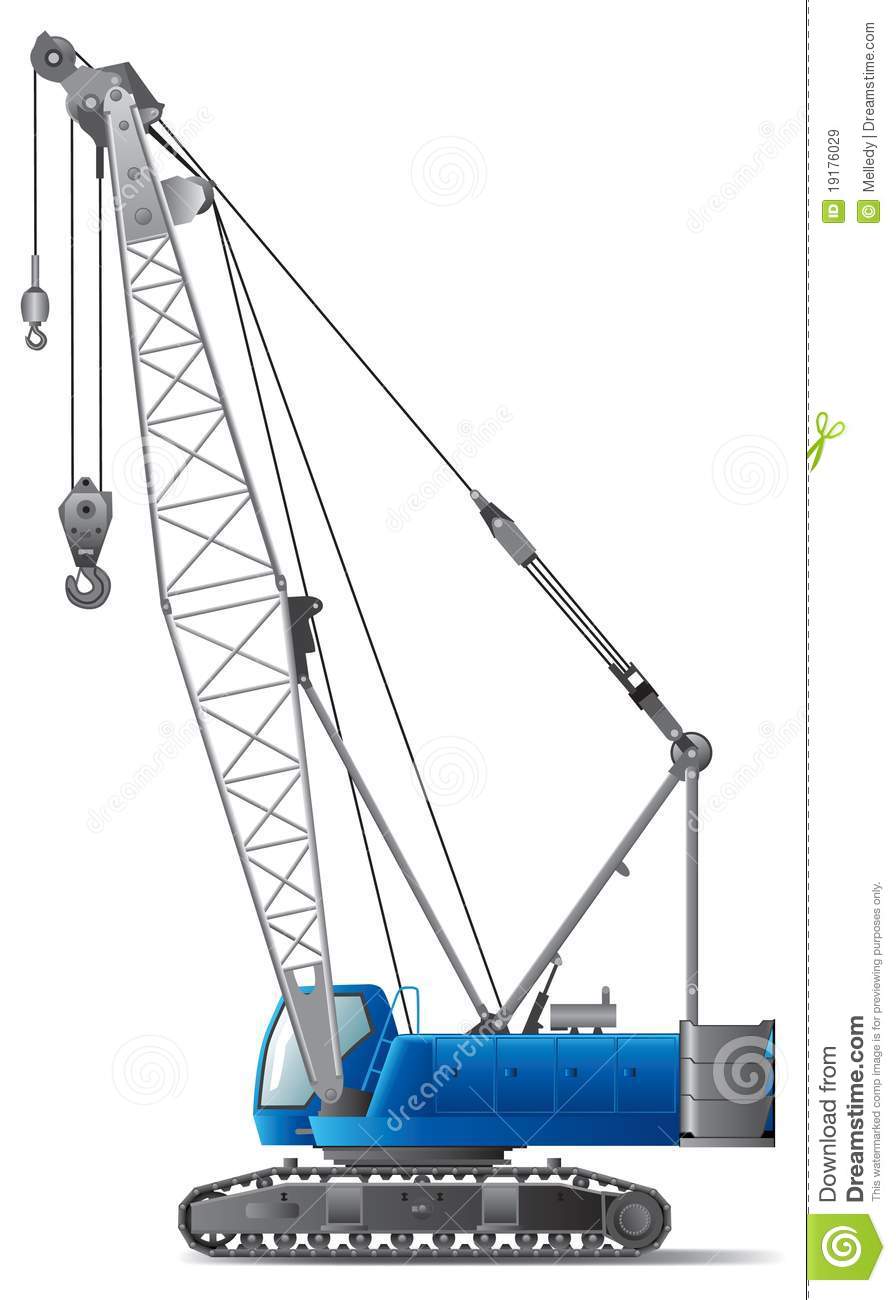 crane clipart side