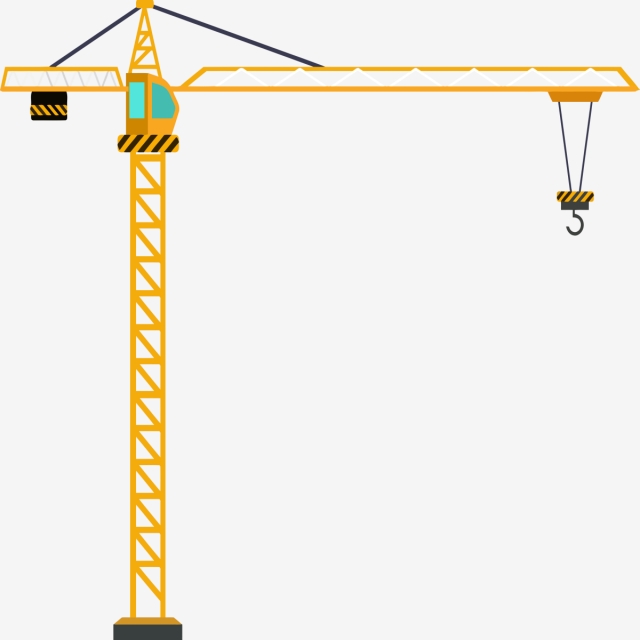 Crane clipart tower crane. Png vector psd and