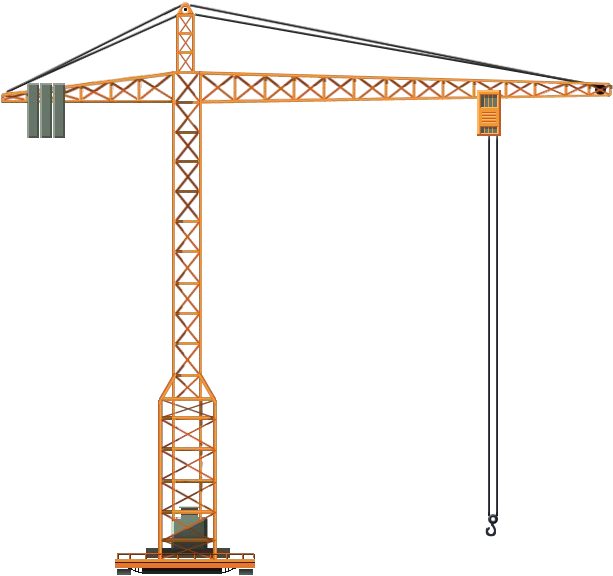 crane clipart tower design