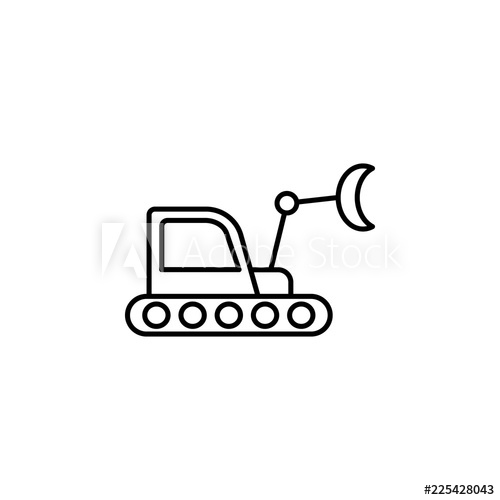 Crane clipart used construction. Crawler icon element of