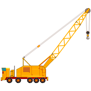 crane clipart vector
