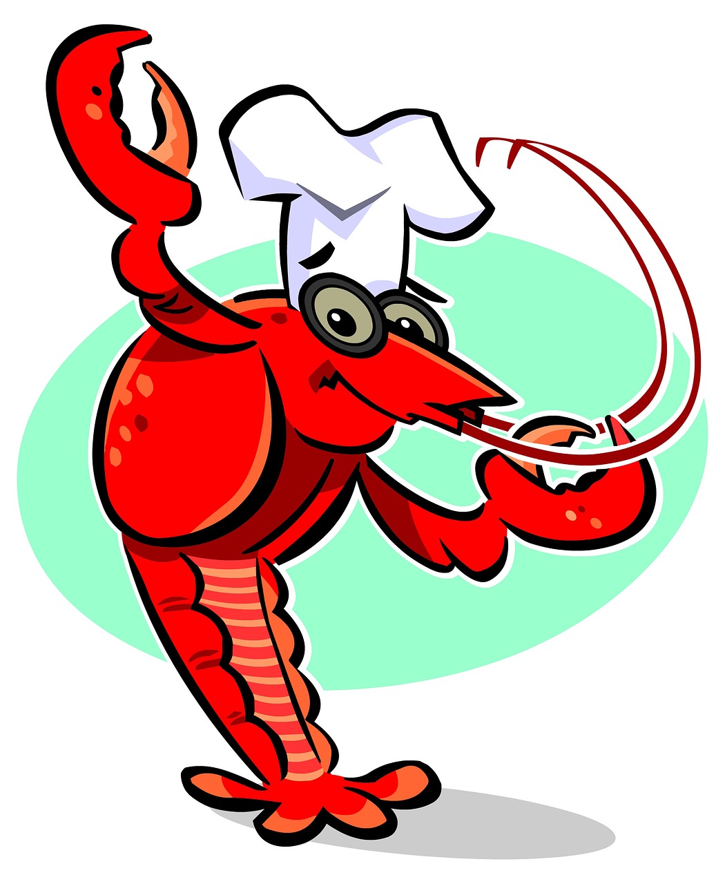 crawfish clipart chef hat