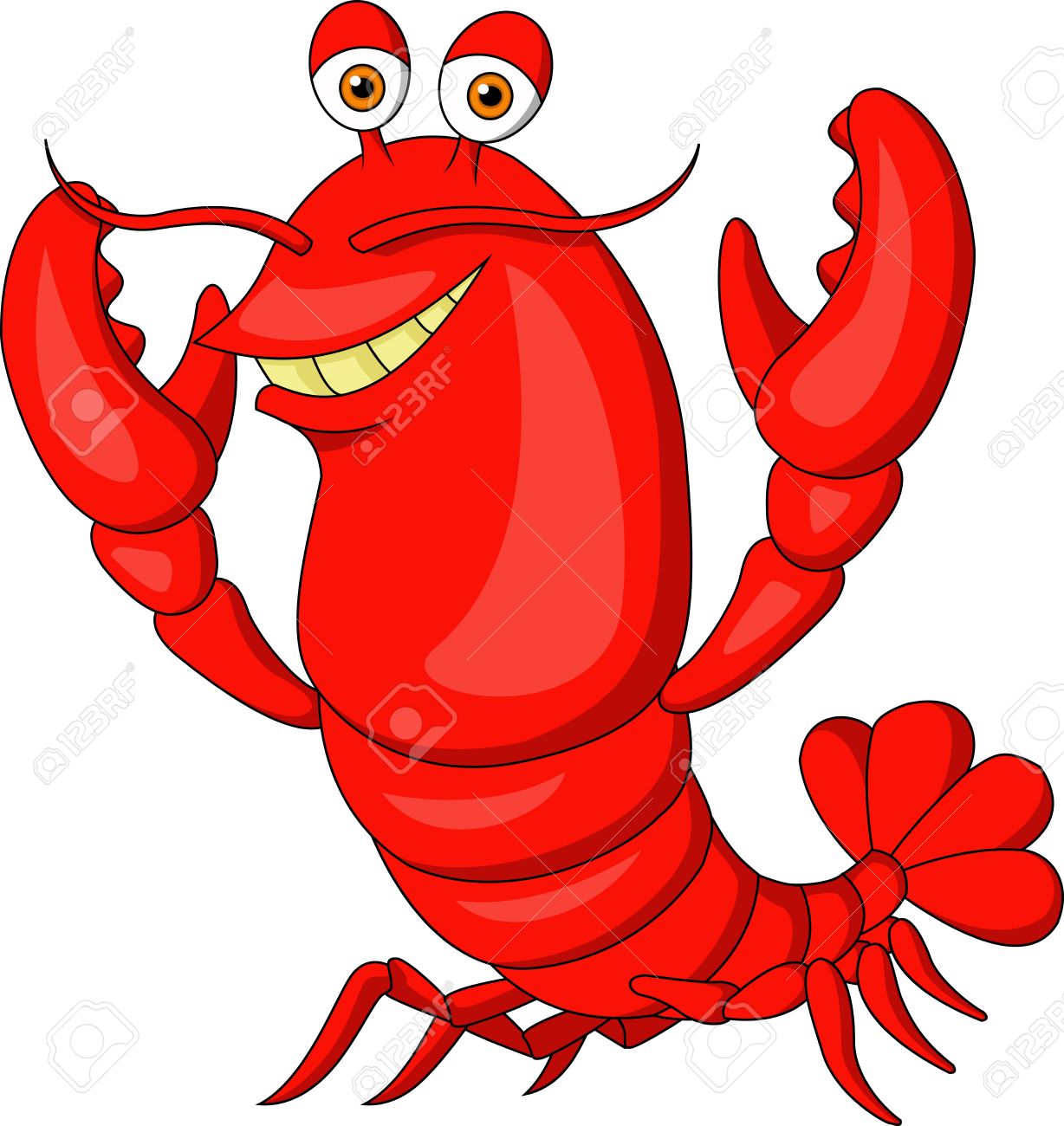 crawfish clipart cooked lobster