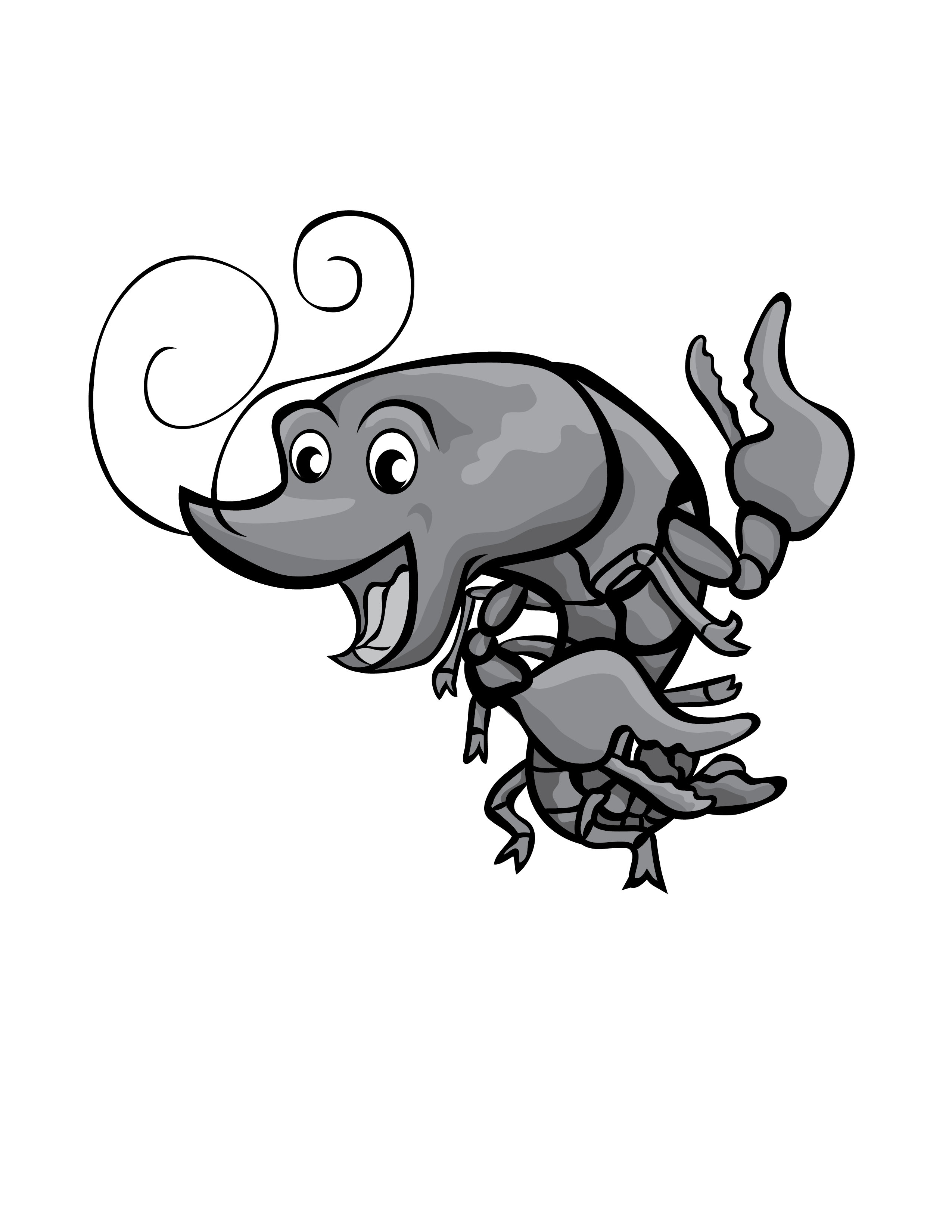 crawfish clipart happy