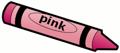 Crayon clipart. Free all pink c
