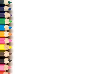 crayons clipart background powerpoint