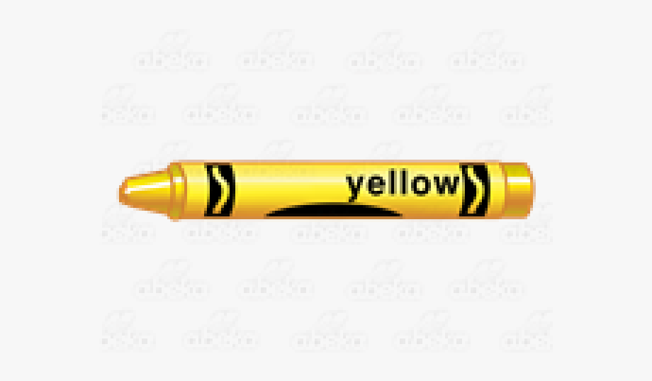 Crayons clipart yello. Crayon yellow clip art