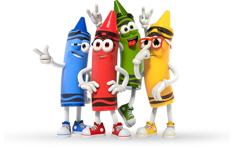 crayon clipart character