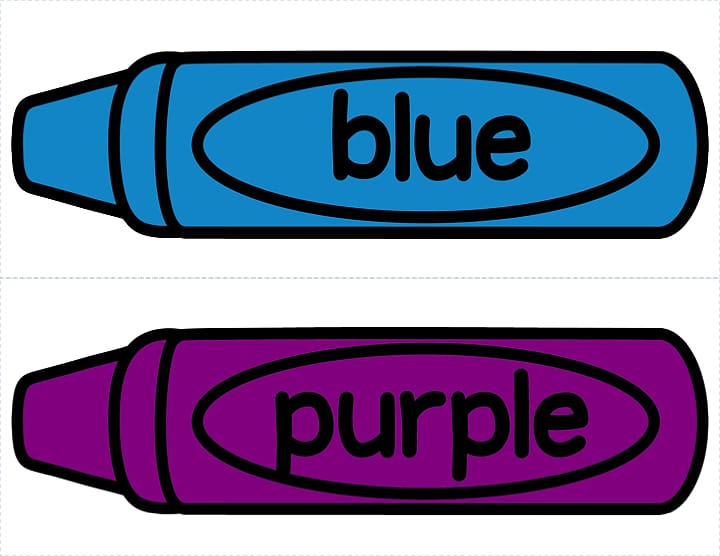Blue and illustration color. Crayons clipart purple crayon