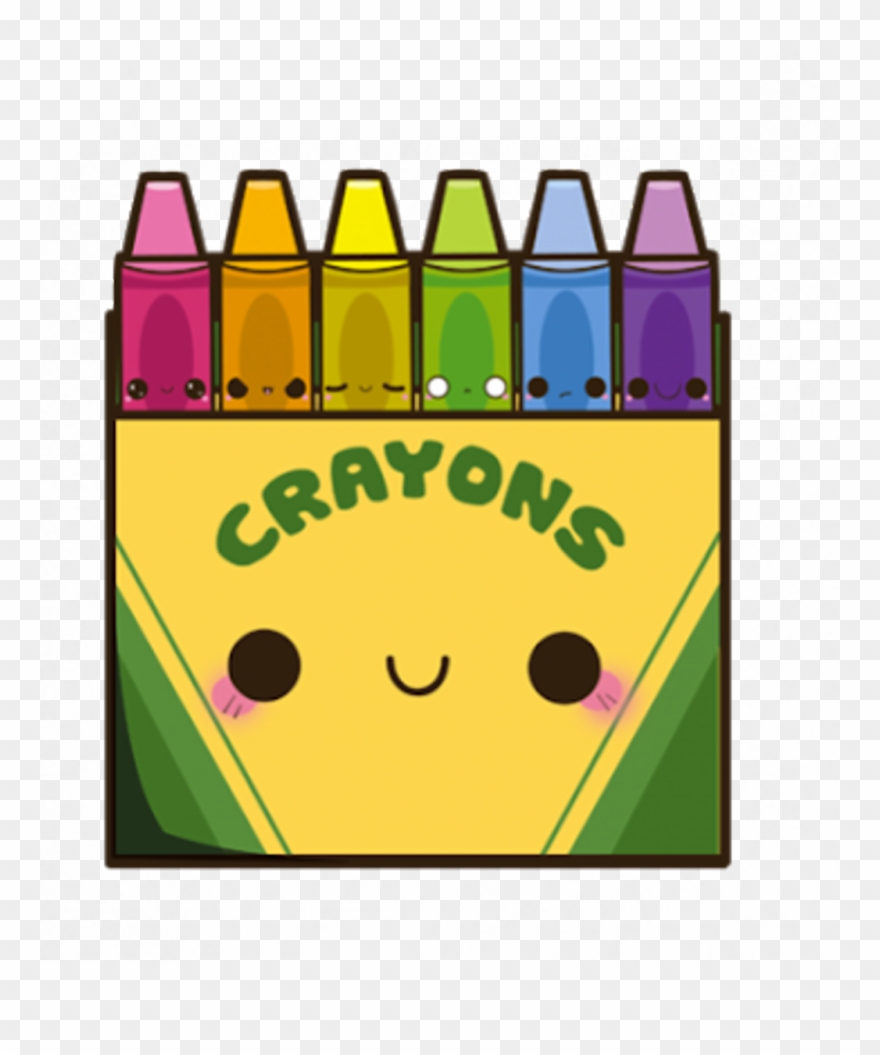 crayons clipart cute