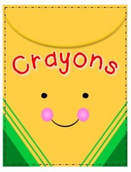 crayons clipart box
