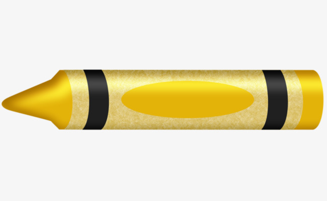 crayon clipart gold