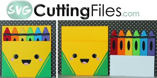 Box slider card svg. Crayon clipart kawaii