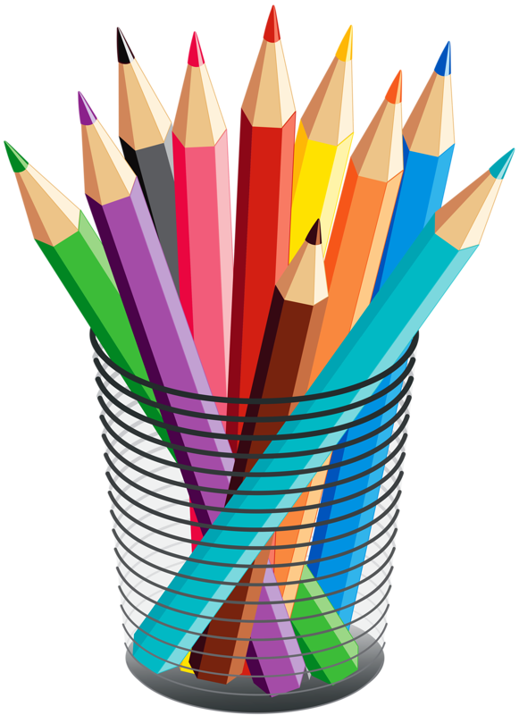 crayon clipart pencil cup