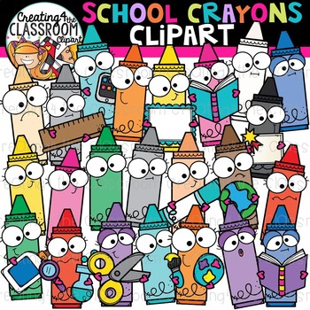 crayon clipart school