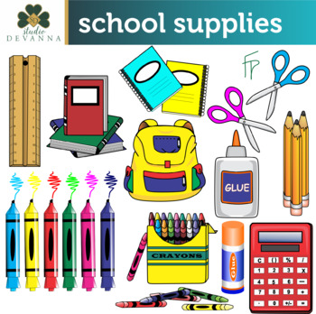 crayons clipart school supply