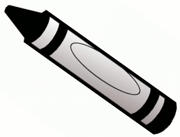 crayons clipart single