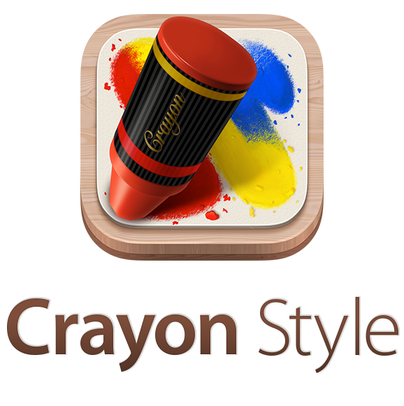 crayon clipart thick