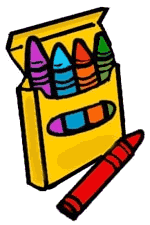 Crayons clipart. Crayola panda free images