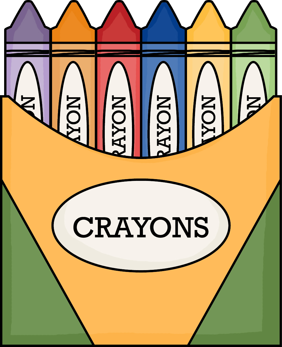 crayons clipart caryon