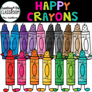 crayons clipart classroom