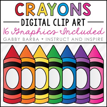 crayons clipart coloring