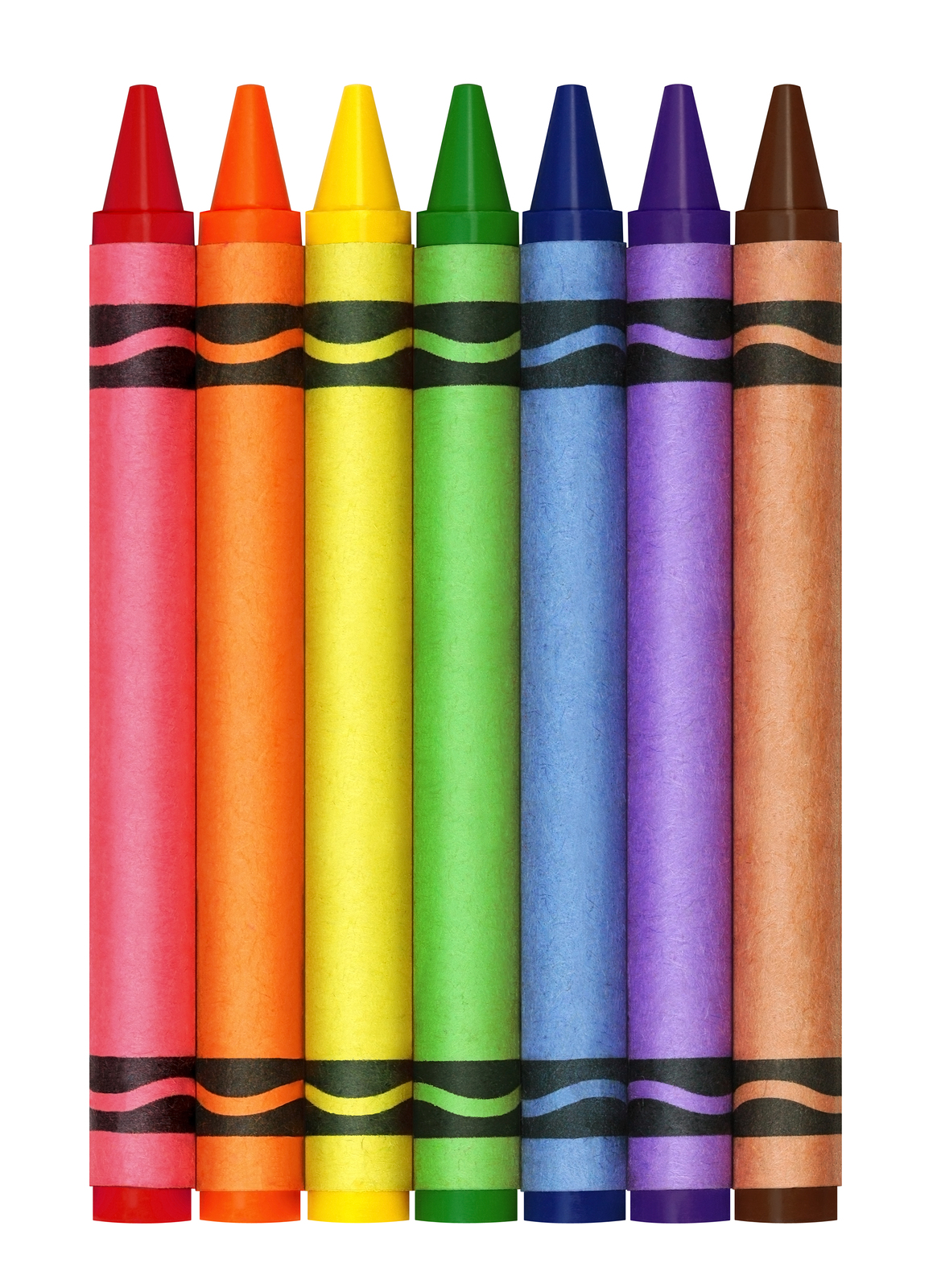 crayons clipart coloured crayon