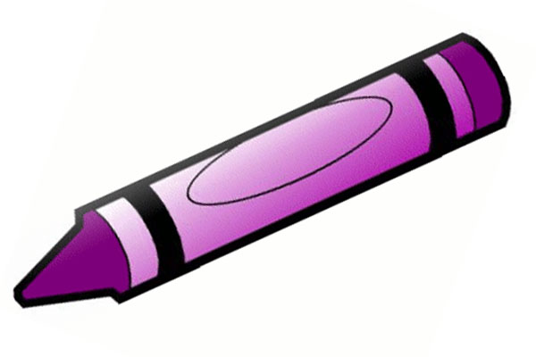 Image free download best. Crayons clipart purple crayon