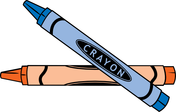 Crayon clip art at. Crayons clipart single