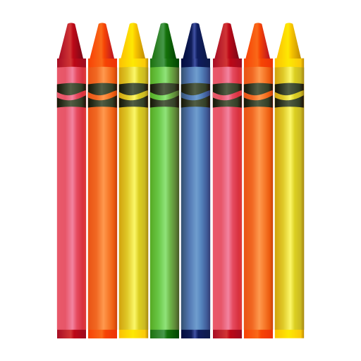 crayons clipart transparent background