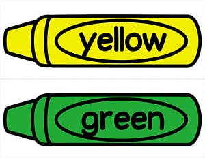 crayons clipart two