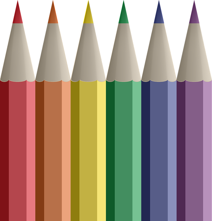 crayons clipart vector