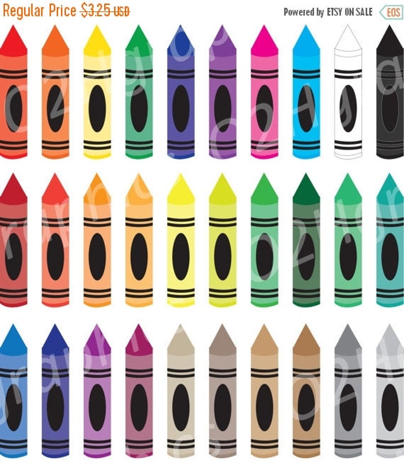 crayons clipart vector