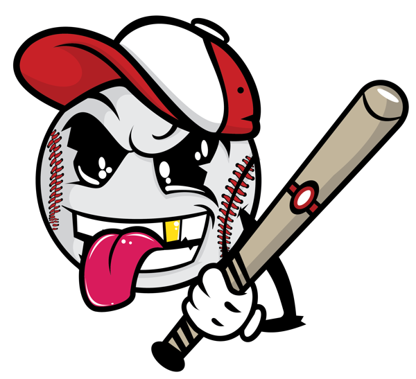 Slugs logo mascot tee. Grim reaper clipart baseball