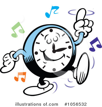 crazy clipart clock