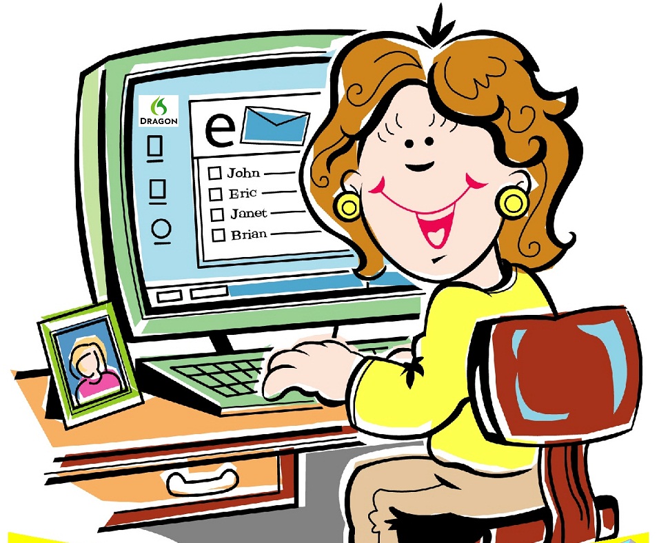 receptionist clipart busy