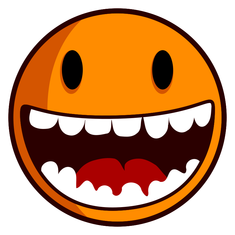 Crazy clipart silly. Funny happy face cliparthut