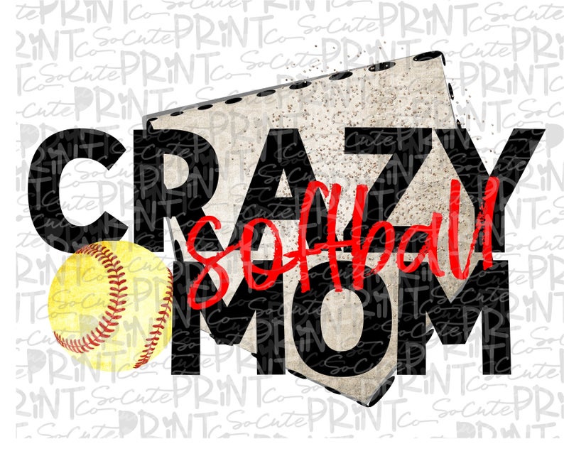 crazy clipart softball
