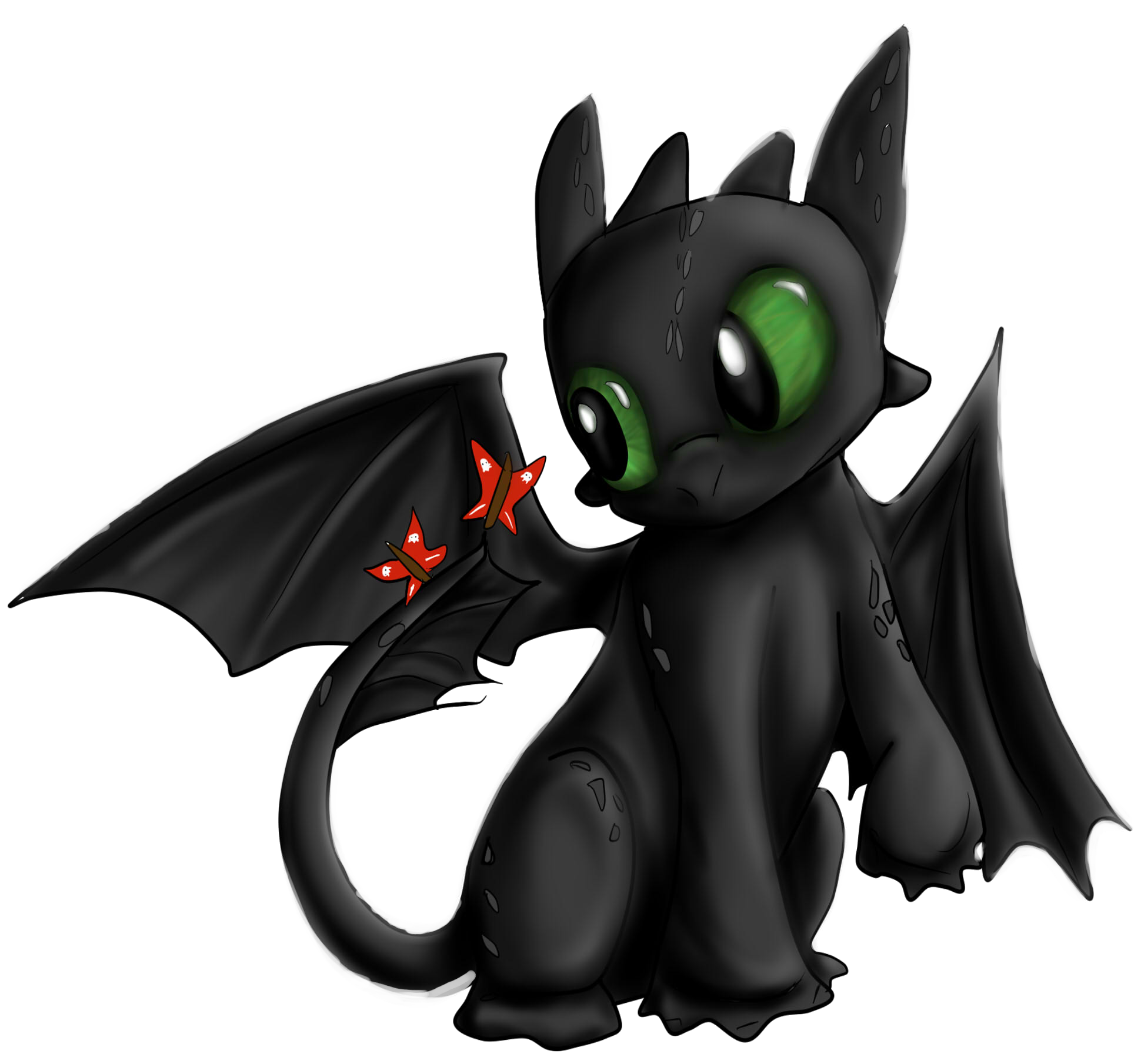 crazy clipart toothless