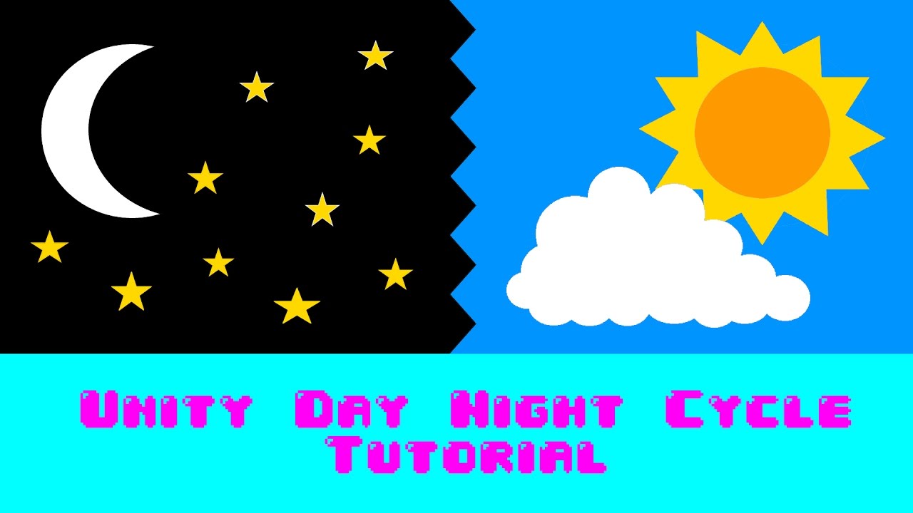 Creation clipart day night. Unity d cycle script