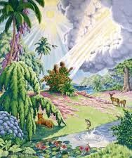 Image result for of. Creation clipart garden eden