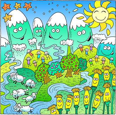 Joy clipart shout for joy. Image nature shouts psalms