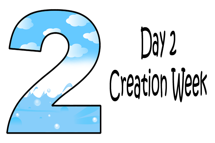 creation clipart second day