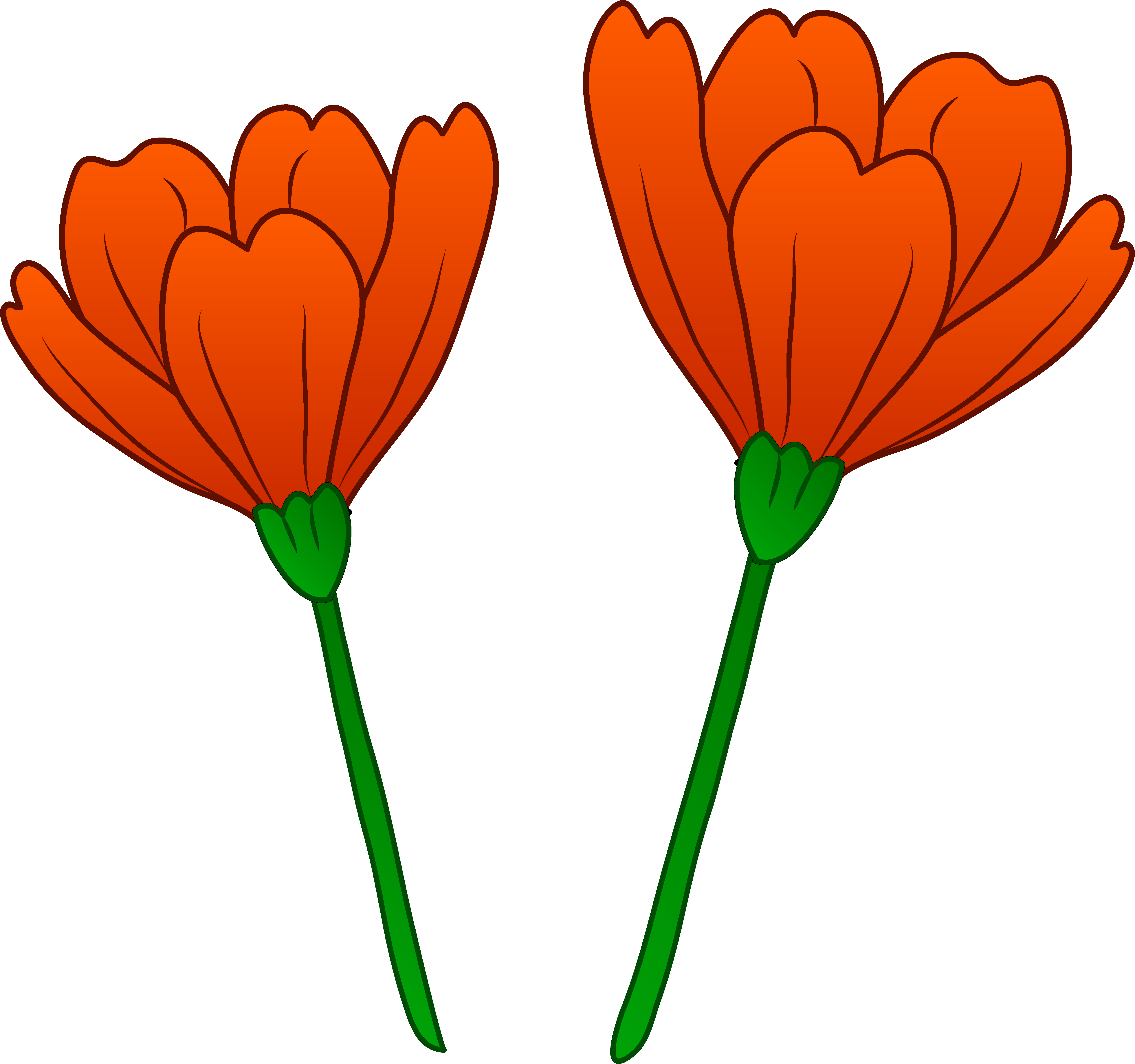 flower clipart kawaii