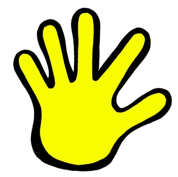 creative clipart colorful hand