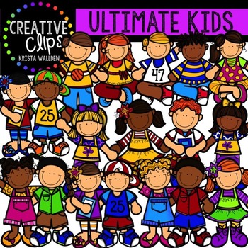 Ultimate kids collection clips. Creative clipart creative kid