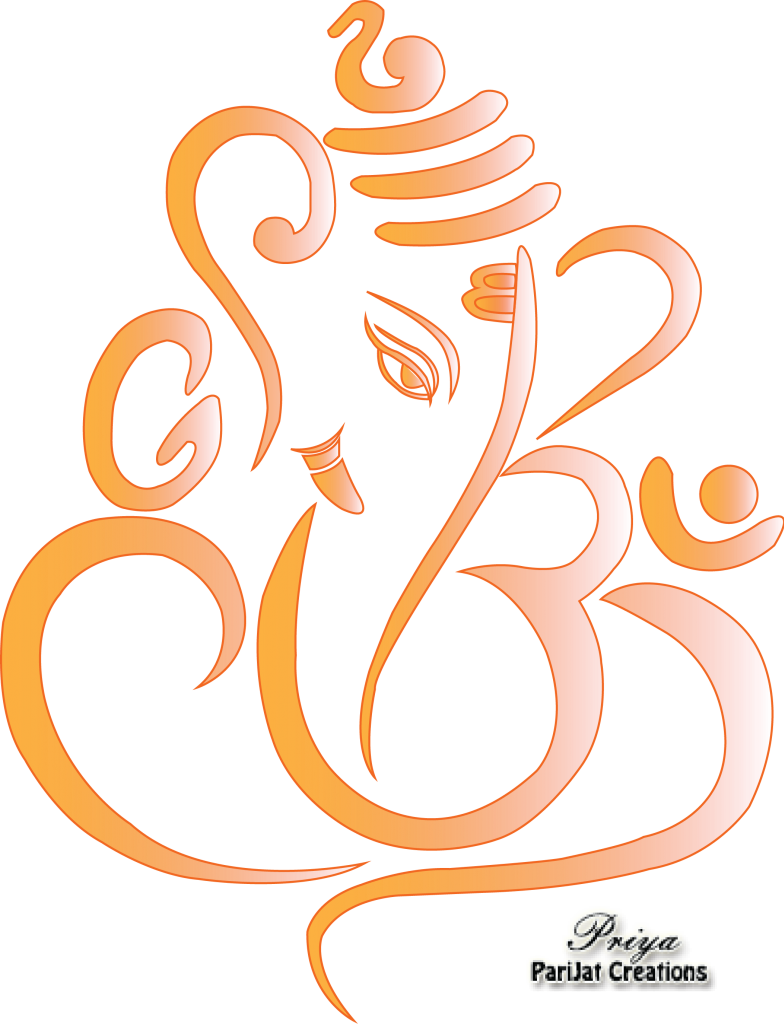 Creative clipart ganesh. Parijat creations priya sharma