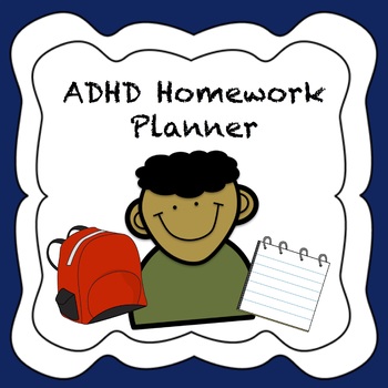creative clipart homework planner
