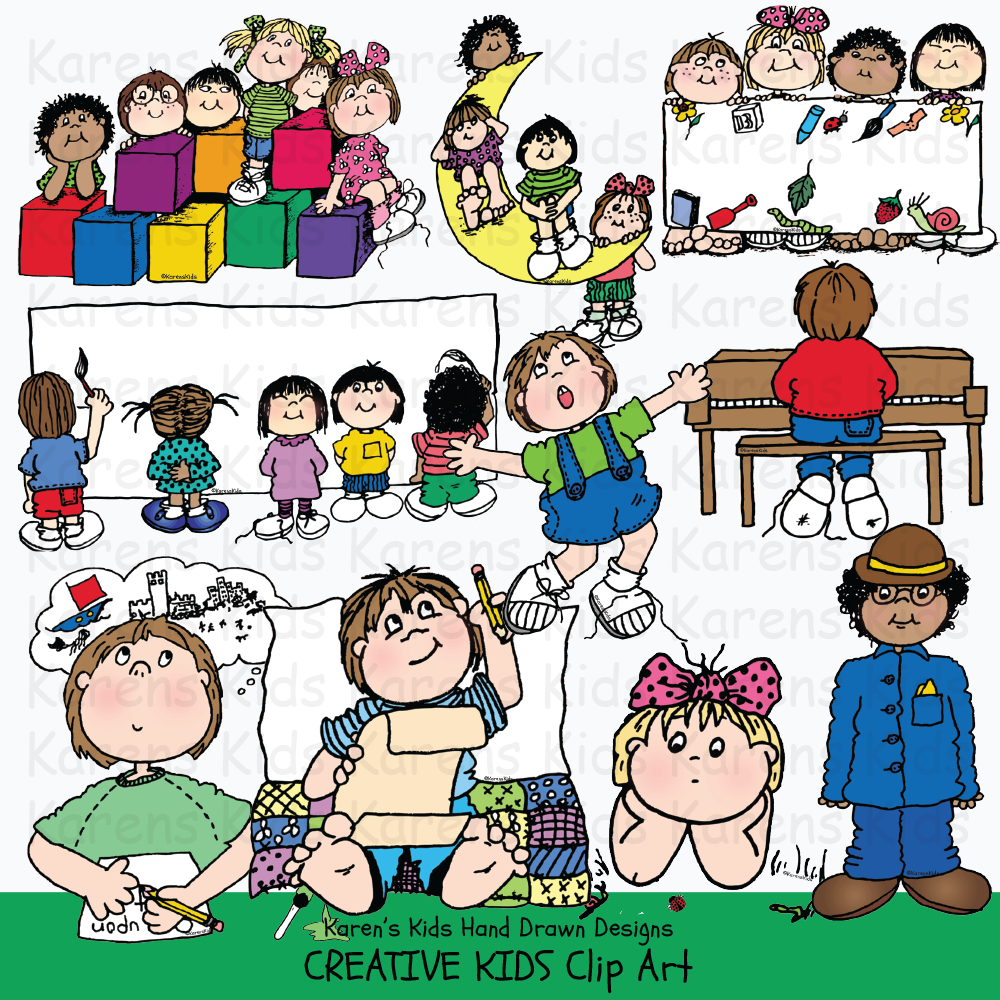 Clip art kids . Creative clipart karens kid